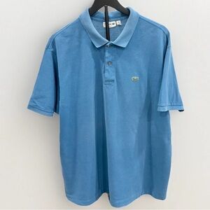 Men's Classic Lacoste Polo Size 8
(U.S. 3XL) Blue Color